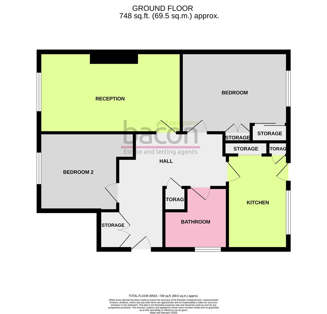 Floor Plan | Flat | Alinora Avenue, Goring-By-Sea, Worthing | Let Agreed